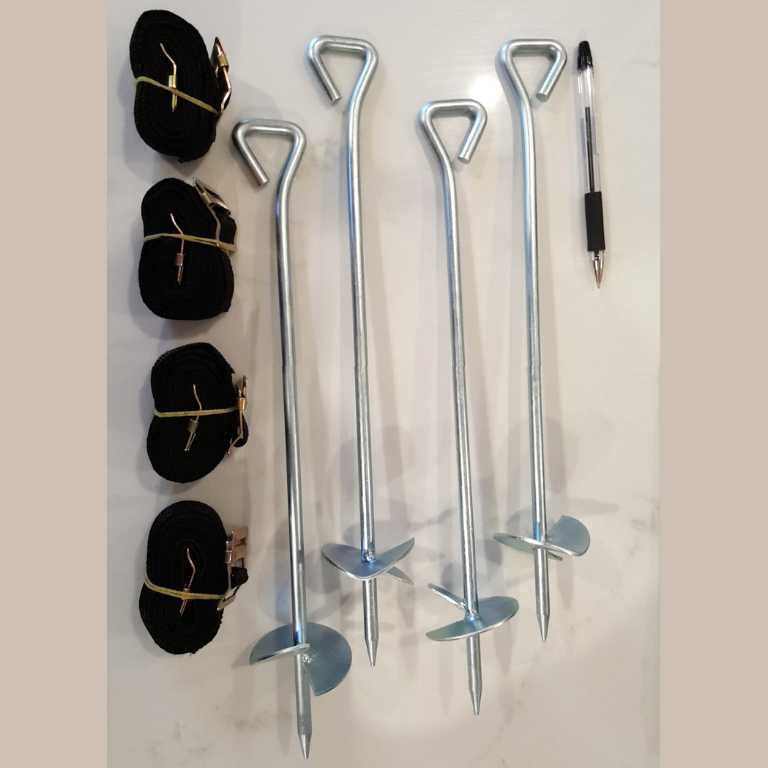 Calming Swing Spiral Pegs for securing stand