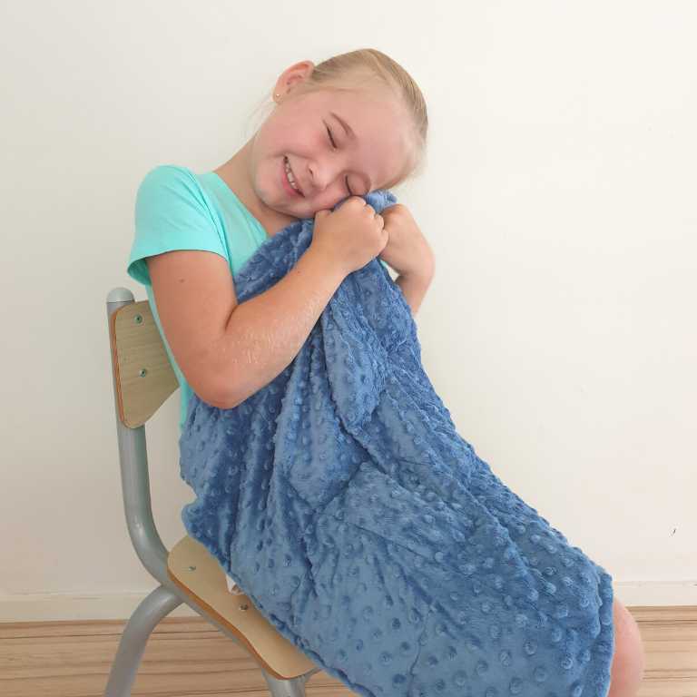 Weighted Sensory Lap Blanket - premium with carry bag