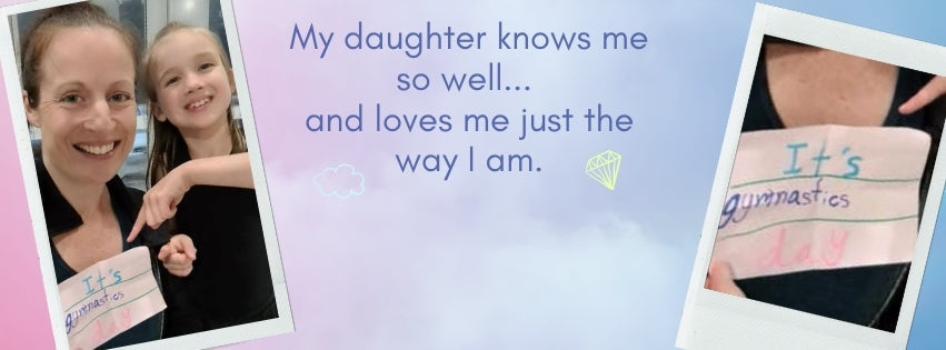 My baby knows me so well... and loves me just the way I am.