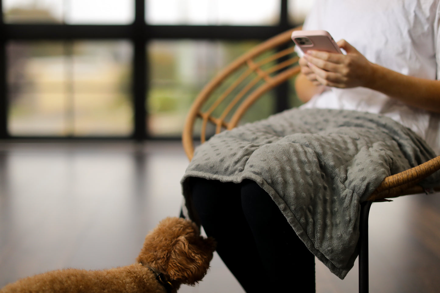 Weighted Sensory Lap Blanket - premium with carry bag