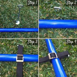 Calming Swing Spiral Pegs for securing stand