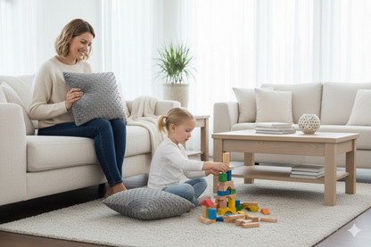 THE SENSORY DUO - Weighted Lap Blanket + Vibration Cushion with Plush Cover