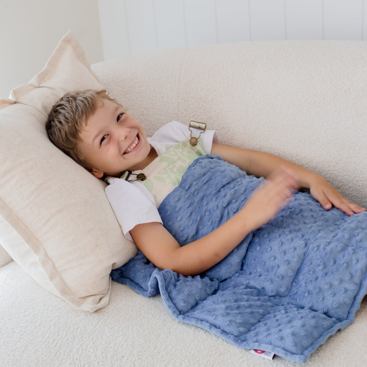THE SENSORY DUO - Weighted Lap Blanket + Vibration Cushion with Plush Cover