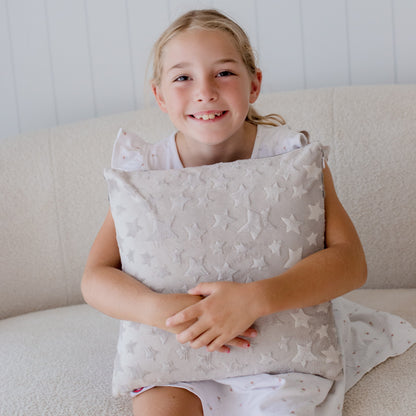 Vibration Cushion Combo with Plush Cover