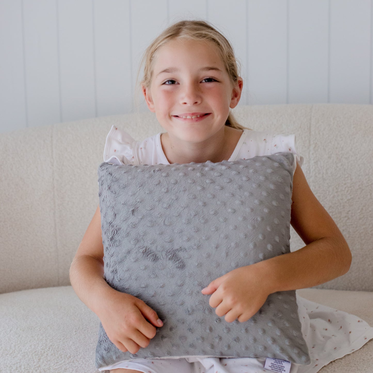 Vibration Cushion Combo with Plush Cover