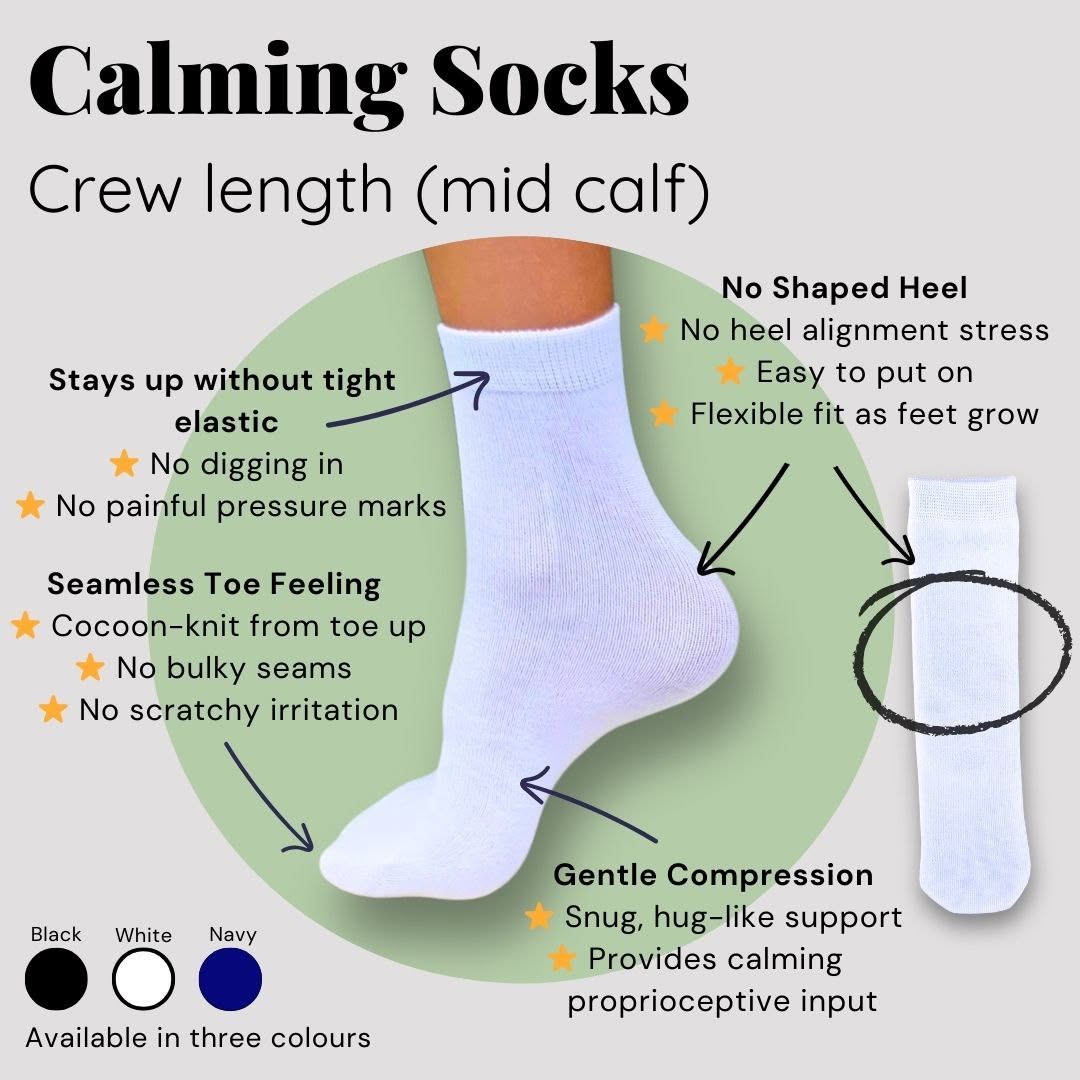 Calming Socks (Mid-crew length)
