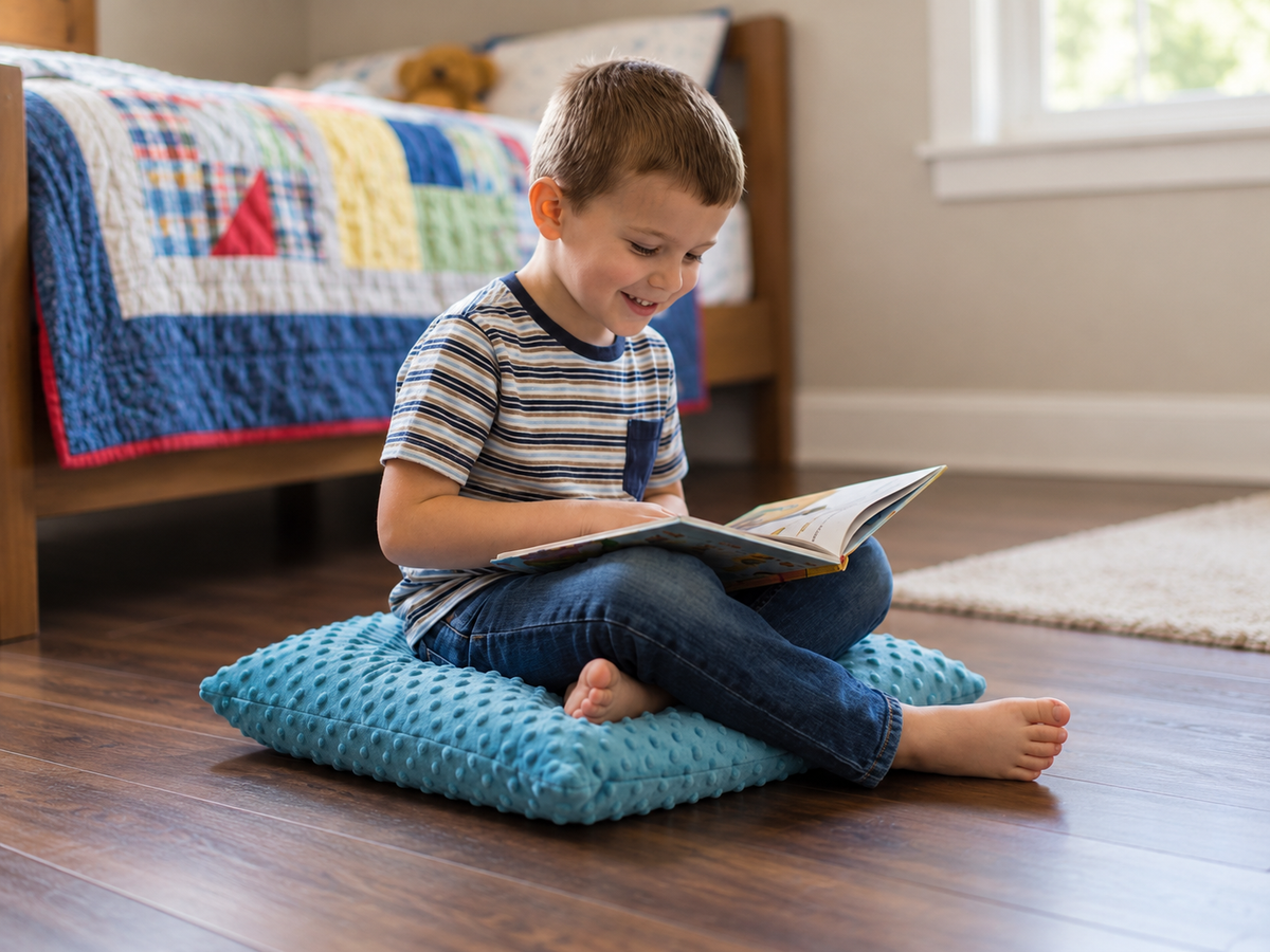 Vibration Cushion Combo with Plush Cover