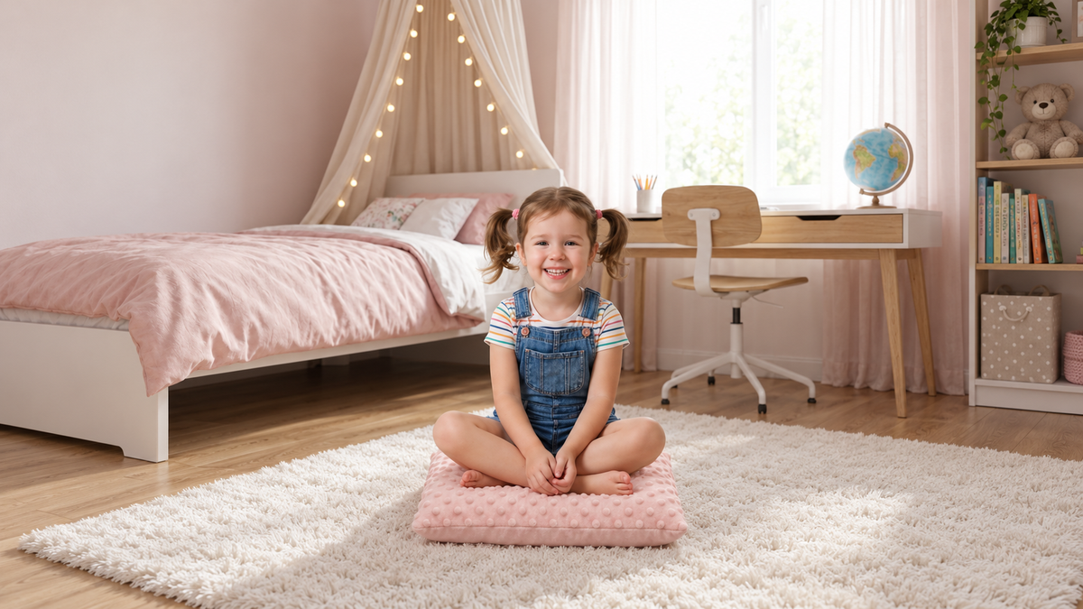 Vibration Cushion Combo with Plush Cover
