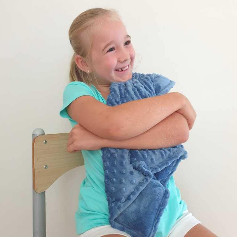 Weighted Sensory Lap Blanket - premium with carry bag